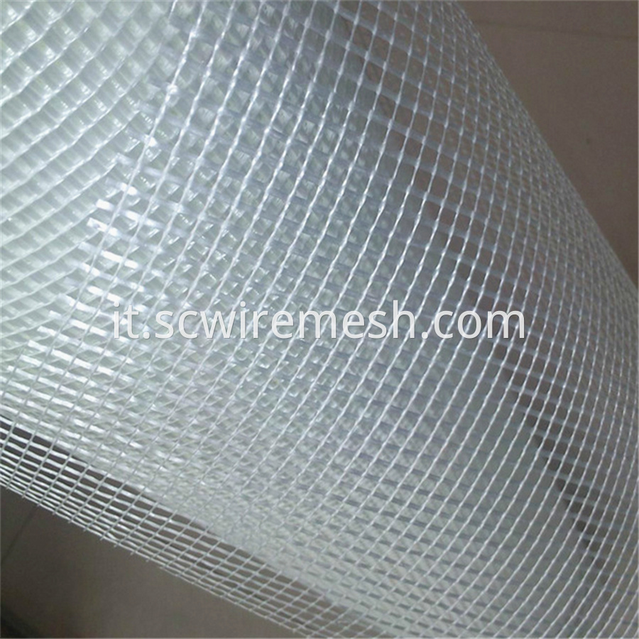 White Fiberglass Mesh